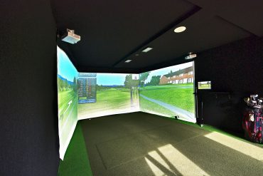 Garden Golf Simulator Cabin