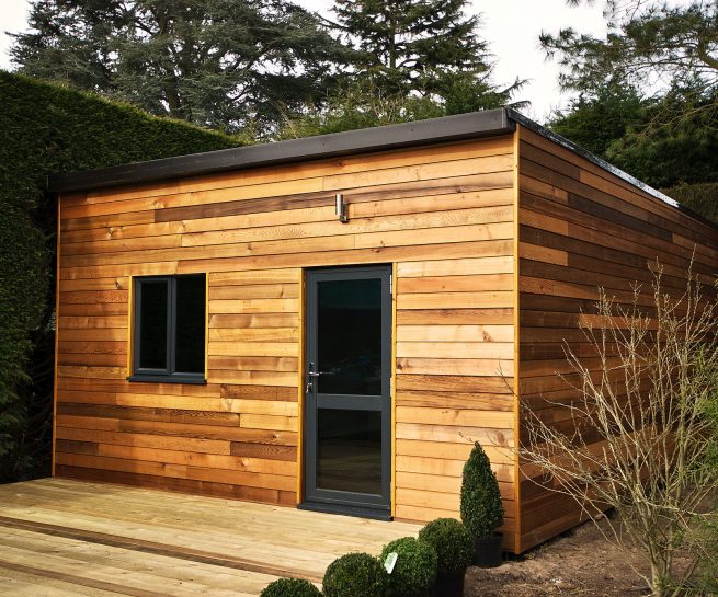 Golf Simulator Log Cabin