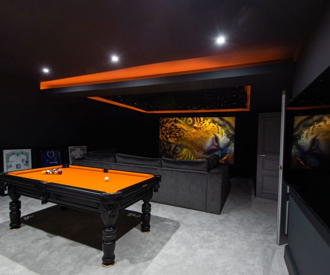 Attic Cinema Room Design