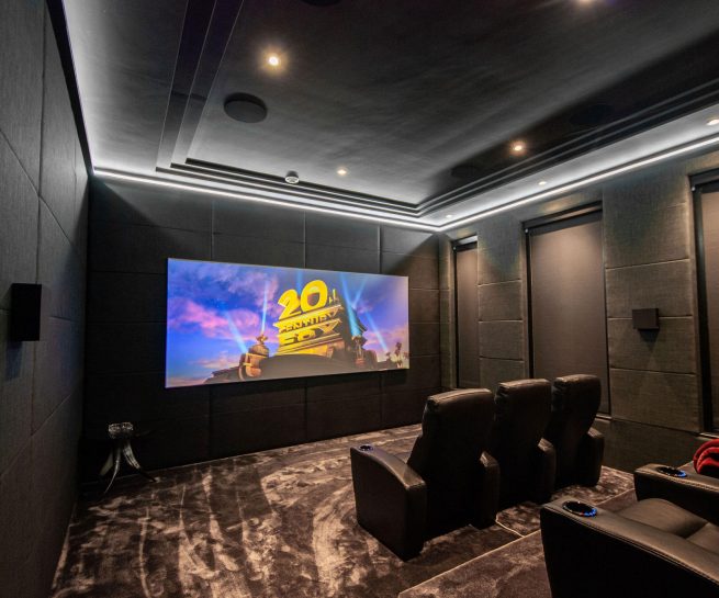 Basement Home Cinema Installation in St Georges Hill, Weybridge